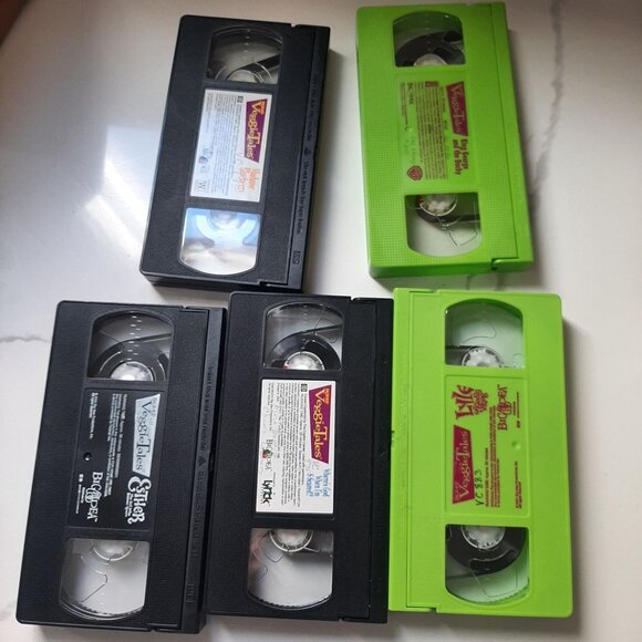 VeggieTales VHS tapes Educational Christian Moral fables social etiquette - Picture 3 of 3